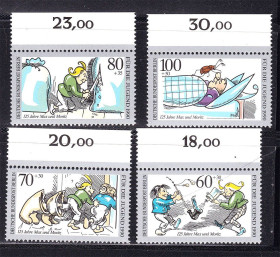 НДР, ФРН ГДР, ФРГ ^/--/^ Германия - Берлин  1990 г MNH - сказки ^_^^^ Німеччина - Берлін 1990 р MNH - казки - фото фото фото
