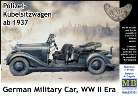 : : ^/--/^ Master Box 35101 Polizei-Kuebelsitzwagen ab 1937, German military car, WW II era, 1/35 ^_^^^ Master Box 35101 Polizei-Kuebelsitzwagen ab 1937, German military car, WW II era, 1/35 - фото фото фото