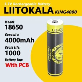 Ліхтарі, ліхтарики Фонари, фонарики ^/--/^ Аккумулятор LiitoKala King /--/ 4000-PCB 18650 4000 /--/ mah ^_^^^ Акумулятор LiitoKala King /--/ 4000-PCB 18650 4000 /--/ mah - фото фото фото
