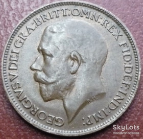 Георг V (-) Георг V (-) ^/--/^ Великобритания 1 фартинг 1918  81/20 /--/ в /--/ 50 ^_^^^ Велика Британія 1 фартинг 1918 81/20 /--/ в /--/ 50 - фото фото фото