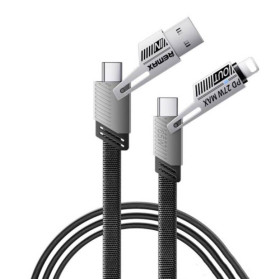 Кабелі Кабели ^/--/^ Кабель Remax RC-C /--/ 189 USB/Type-C - iP/Type-C PD /--/ 65 /--/ W (3.25 /--/ A) 1 /--/ м нейлоновий для швидкої зарядки ноутбука ^_^^^ Кабель Remax RC-C /--/ 189 USB/Type-C - iP/Type-C PD /--/ 65 /--/ W (3.25 /--/ A) 1 /--/ м нейлоновый для быстрой зарядки ноутбука - фото фото фото