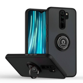 Чохли, бампера Чехлы, бампера ^/--/^ Чохол Fiji Colorframe для Xiaomi Redmi Note 8 Pro матовий бампер з кільцем підставкою Black ^_^^^ Чехол Fiji Colorframe для Xiaomi Redmi Note 8 Pro матовый бампер с кольцом подставкой Black - фото фото фото