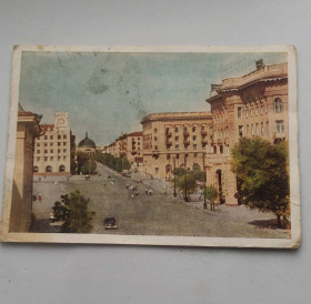 СРСР СССР ^/--/^ 1960-е годы СССР старая открытка Улица Мира pn /--/ 832 ^_^^^ 1960-ті роки СРСР стара листівка Вулиця Миру pn /--/ 832 - фото фото фото