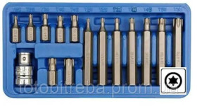 Викрутки Отвертки ^/--/^ Набір насадки біти TORX 1/2&amp;quot; T /--/ 20-T /--/ 55 30 /--/ мм/75 /--/ мм 15 штук VOREL-66580 ^_^^^ Набор насадки биты TORX 1/2&amp;quot; T /--/ 20-T /--/ 55 30 /--/ мм/75 /--/ мм 15 штук VOREL-66580 - фото фото фото