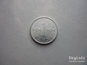 Фінляндія Финляндия ^/--/^ Финляндия 1 пенни 1974 ^_^^^ Фінляндія 1 пенні 1974 - фото фото фото