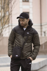 Куртки Куртки ^/--/^ Комплект мужской: куртка Active TNF черно-хаки + штаны TNF черные. БАРСЕТКА TNF У ПОДАРУНОК! ^_^^^ Комплект чоловічої: куртка Active TNF чорно-хакі + штани TNF чорні. БАРСЕТКА TNF У ПОДАРУНОК! - фото фото фото