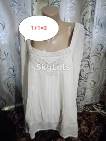 Блузки, сорочки Блузки, рубашки ^/--/^ 1+1=3 Ніжна жіноча подовжена блуза river island ^_^^^ 1+1= Нежная женская удлиненная блуза river island - фото фото фото