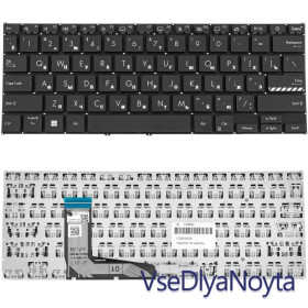 Клавіатури Клавиатуры ^/--/^ Клавиатура для ноутбука ASUS (X /--/ 1402, X /--/ 1403 series) rus, black, без фрейма ^_^^^ Клавіатура для ноутбука ASUS (X /--/ 1402, X /--/ 1403 series) rus, black, без фрейму - фото фото фото