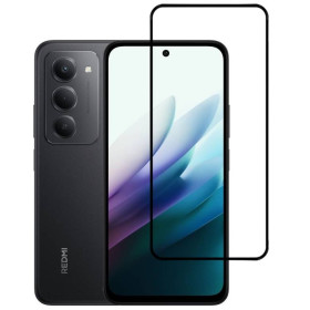 Чохли, бампера Чехлы, бампера ^/--/^ Захисне скло TDG 9 /--/ D для Xiaomi Redmi 15 повна проклейка чорний ^_^^^ Защитное стекло TDG 9 /--/ D для Xiaomi Redmi 15 полная проклейка черный - фото фото фото