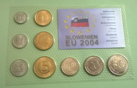Словенія Словения ^/--/^ Набор СЛОВЕНИЯ набір СЛОВЕНІЯ пластик блистер запайка ^_^^^ Набор Словения набор Словения пластик блистер запайка - фото фото фото