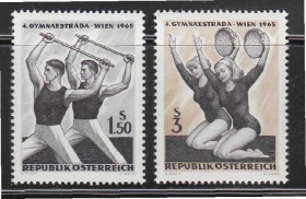 Австрія Австрия ^/--/^ Австрия 1965 СПОРТ СПОРТИВНАЯ ГИМНАСТИКА ГИМНАСТЫ СПОРТСМЕНЫ СОРЕВНОВАНИЯ Mi.1190-1191** MNH ^_^^^ Австрія 1965 СПОРТ СПОРТИВНА ГІМНАСТИКА ГІМНАСТИ СПОРТСМІНИ ЗІРІВНЕННЯ Mi.1190-1191** MNH - фото фото фото