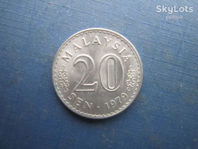 Малайзія Малайзия ^/--/^ Монета 20 сен Малайзія 1979 ^_^^^ Монета 20 сен Малайзия 1979 - фото фото фото