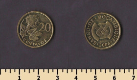 Мозамбік Мозамбик ^/--/^ Мозамбик 20 сентаво 2006 ^_^^^ Мозамбік 20 сентаво 2006 - фото фото фото