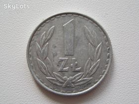 - року - года ^/--/^ Польша 1 злотый 1987 года #14128 ^_^^^ Польща 1 злотий 1987 #14128 - фото фото фото