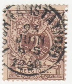 Бенілюкс Бенилюкс ^/--/^ Бельгия   1884  г. № 41 гашеная ^_^^^ Бельгія 1884 р. No 41 гашена - фото фото фото