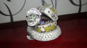 Статуетки, Скульптури, Фігурки, Фарфор Статуэтки, Скульптуры, Фигурки, Фарфор ^/--/^ Статуэтка змея 7.5 см ^_^^^ Статуэтка смея 7.5 см - фото фото фото