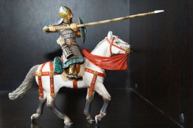 Фігурки, солдатики Фигурки, солдатики ^/--/^ сарацин с копьем на коне рыцарь SCHLEICH 90-100 /--/ мм ФРГ ^_^^^ сарацин з списом на коні лицар SCHLEICH 90-100 мм ФРН - фото фото фото