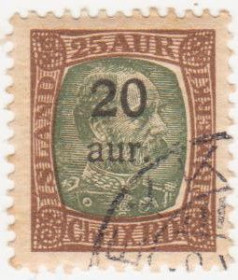 Ісландія Исландия ^/--/^ Исландия 1921 г. № 107 гашеная ^_^^^ Ісландія 1921 р. No 107 гашена - фото фото фото