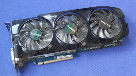 Відеокарти Видеокарты ^/--/^ Видеокарта Gigabyte PCI-Ex GeForce GTX 670 2048 /--/ MB GDDR /--/ 5 256 /--/ bit GV-N /--/ 670 /--/ OC-2 /--/ GD - фото фото фото