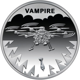 Пам'ятні і ювілейні Памятные и юбилейные ^/--/^ 5 гривень 2025 БПЛА &amp;quot;Vampire&amp;quot; в сувенірному пакуванні. ^_^^^ 5 гривен 2025 150 лет со дня рождения Александра Кошица в сувенирном упаковке. - фото фото фото