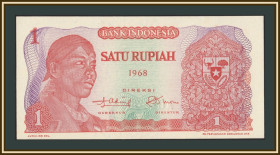 Індонезія Индонезия ^/--/^ Индонезия 1 рупия 1968 P-102  (102 /--/ a) UNC ^_^^^ 1 рупія 1968 P-102 (102 /--/ a) UNC - фото фото фото