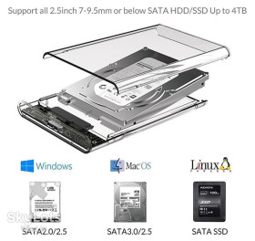 USB адаптери USB адаптеры ^/--/^ Кишеня для 2.5 SSD та HDD USB 3.0  ( карман переходник адаптер ) ^_^^^ Кишеня для 2.5 SSD и HDD USB 3.0 (карман переходник адаптер) - фото фото фото