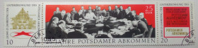НДР, ФРН ГДР, ФРГ ^/--/^ ГДР 1970 Постдамский договор, сцепка, MNH ^_^^^ НДР 1970 Постдамський договір, зчіпка, MNH - фото фото фото