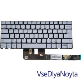 Клавіатури Клавиатуры ^/--/^ Клавиатура для ноутбука LENOVO (Yoga 9 14 /--/ IRP /--/ 8) rus, silver, без фрейма, подсветка клавиш ^_^^^ Клавіатура для ноутбука LENOVO (Yoga 9 14 /--/ IRP /--/ 8) rus, silver, без фрейму, підсвічування клавіш - фото фото фото