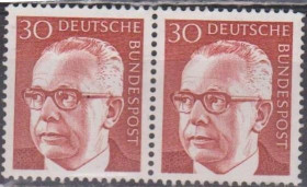 НДР, ФРН ГДР, ФРГ ^/--/^ Германия Німеччина ФРН 1970 особистості президент пара ^_^^^ Германия ФРГ 1970 личности президент пара - фото фото фото
