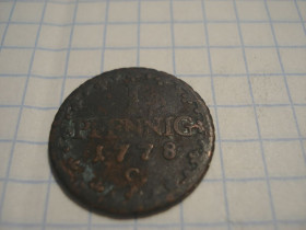 Німеччина до  року Германия до  года ^/--/^ 1 /--/ пфенінг 1778 Німеччина ^_^^^ 1 /--/ пфенинг 1778 Германия - фото фото фото
