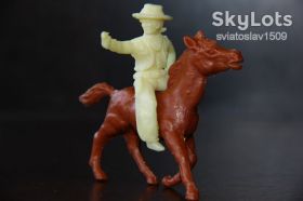 Фігурки, солдатики Фигурки, солдатики ^/--/^ ковбой  (DOMPLAST ) ФРГ 60-65 /--/ мм ^_^^^ ковбой (DOMPLAST) ФРН 60-65 мм - фото фото фото