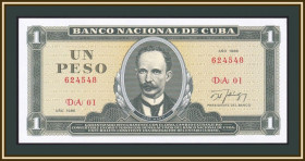 Карибський басейн Карибский бассейн ^/--/^ Куба 1 песо 1986 P-102  (102 /--/ c) UNC ^_^^^ Куба 1 песо 1986 P-102 (102 /--/ c) UNC - фото фото фото