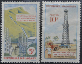 Інше Другое ^/--/^ Французские колонии Мадагаскар Электрификация Добыча нефти 1962 ^_^^^ Французькі колонії Мадагаскар Електрифікація Видобуток нафти 1962 - фото фото фото