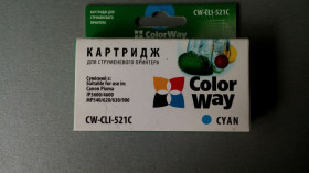 Картриджі Картриджи ^/--/^ Картридж Colorway CW-CLI-521 /--/ C синій для Canon Pixma IP /--/ 3600 4600 MP /--/ 540 620 630 980 ^_^^^ Картридж Colorway CW-CLI-521 /--/ C синий для Canon Pixma IP /--/ 3600 4600 MP /--/ 540 620 630 980 - фото фото фото