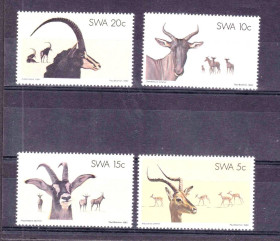 Фауна Фауна ^/--/^ Фауна . SWA / Юго-западная Африка 1980  г   MNH - ^_^^^ Фауна . SWA / Південно-західна Африка 1980 р MNH - фото фото фото