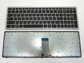 Клавіатури Клавиатуры ^/--/^ Клавиатура для LENOVO IdeaPad U /--/ 510, Z /--/ 710 (RU Black Silver frame) ^_^^^ Клавіатура для LENOVO IdeaPad U /--/ 510, Z /--/ 710 (RU Black Silver frame). Оригінал. - фото фото фото