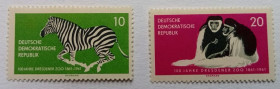 НДР, ФРН ГДР, ФРГ ^/--/^ ГДР 1961 Зоопарк Дрездена, MNH  (КЦ = 6 евро) ^_^^^ НДР 1961 Зоопарк Дрездена, MNH (КЦ = 6 євро) - фото фото фото