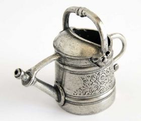 Кухонне начиння, посуд, столове срібло Кухонная утварь, посуда, столовое серебро ^/--/^ Оловянная декоративная поливалка лейка Германия ^_^^^ Олов'яна декоративна поливалька лейка Німеччина - фото фото фото