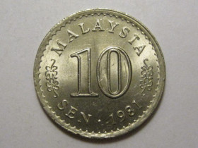 Малайзія Малайзия ^/--/^ Малайзия 10 сенов 1981 года 3 /--/ П /--/ 72 ^_^^^ Малайзія 10 сенів 1981 року 3 /--/ П /--/ 72 - фото фото фото