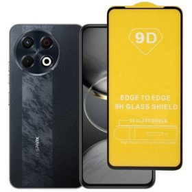 Чохли, бампера Чехлы, бампера ^/--/^ Захисне скло TDG 9 /--/ D для Tecno Spark 30 Pro (KL /--/ 7) повна проклейка чорний ^_^^^ Защитное стекло TDG 9 /--/ D для Tecno Spark 30 Pro (KL /--/ 7) полная проклейка черный - фото фото фото