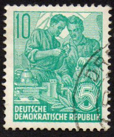 Інші країни Другие страны ^/--/^ НДР 1953 - П&amp;apos;ятирічний план   (Гб) ^_^^^ ГДР 1953 - Пятилетний план (Гб) - фото фото фото