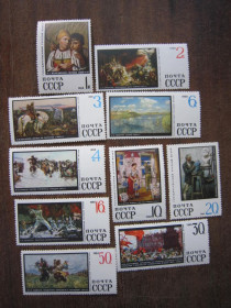 СРСР - СССР - ^/--/^ СССР 1968 г. ГОСУДАРСТВЕННЫЙ РУССКИЙ МУЗЕЙ. ЛЕНИНГРАД ^_^^^ СРСР 1968 р. Державний російський музей. Ленінгард - фото фото фото