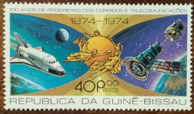 Гвінея-Бісау Гвинея-Бисау ^/--/^ Гвинея-Бисау 100 лет Всемирному почтовому союзу  (1974 г.)1977 ^_^^^ Гвінея-Бісау 100 років Всесвітньому поштовому союзу (1974 р.) - фото фото фото