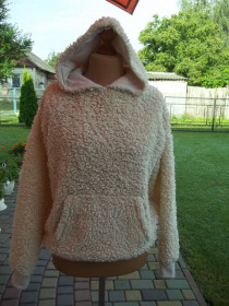Кофти Кофты ^/--/^ Prom       ( М -  46 р ) флисовая кофта худи женская с капюшоном домашний теплый свитер толстый Б / У ^_^^^ Prom (М - 46 р ) флісова кофта худі жіноча з капюшоном домашній теплий светр товстий Б / У - фото фото фото