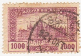 Угорщина Венгрия ^/--/^ Венгрия  1920 г. № 394 гашеная ^_^^^ Угорщина 1920 р. No 394 гашена - фото фото фото