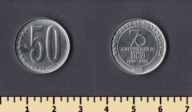 Венесуела Венесуэла ^/--/^ Венесуэла 50 сентимо 2010 ^_^^^ Венесуела 50 вересня 2010 - фото фото фото