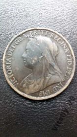 Вікторія ( - ) Виктория ( - ) ^/--/^ Penny 1898. Queen Victoria. 1 Пенни Англия. ^_^^^ Penny 1898. Queen Victoria. Пенні Англія. - фото фото фото