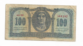 Греція Греция ^/--/^ Греция 100 драхм 1953 редкая ^_^^^ Греція 100 драхм 1953 рідкісна - фото фото фото