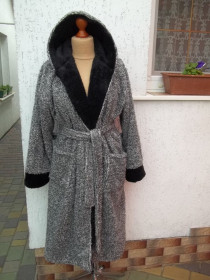 Нижня білизна, плавки Нижнее белье, плавки ^/--/^ Prom       ( XL - 52 р )  Мужской  халат  флисовый с капюшоном теплый Б / У ^_^^^ Prom ( XL - 52 / 54 р ) Чоловічий халат флісовий з капюшоном теплий Б / У - фото фото фото