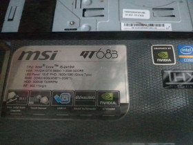Інші комплектуючі Другие комплектующие ^/--/^ Запчастини MSI GT 683 ^_^^^ Запчасти MSI GT 683 - фото фото фото